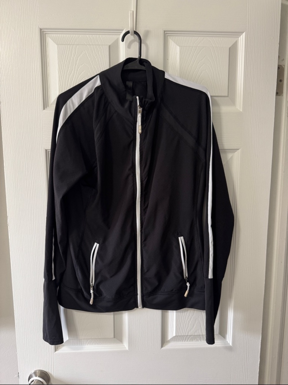 Kyodan Black Track Jacket with White Trim - Picture 1 of 3